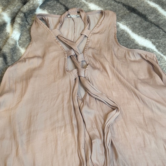 Free People Sleeveless Beige Blouse - Picture 1 of 7